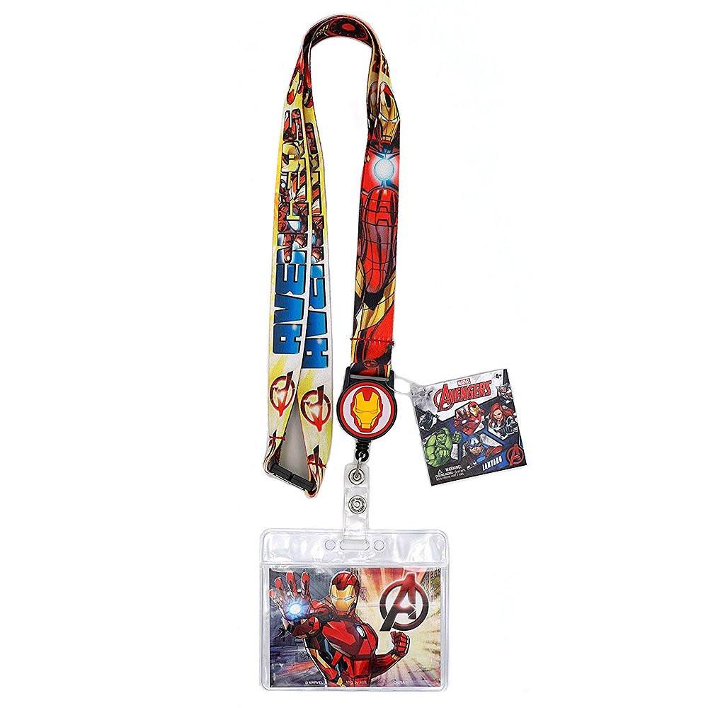 Iron Man Retractable Badge Lanyard