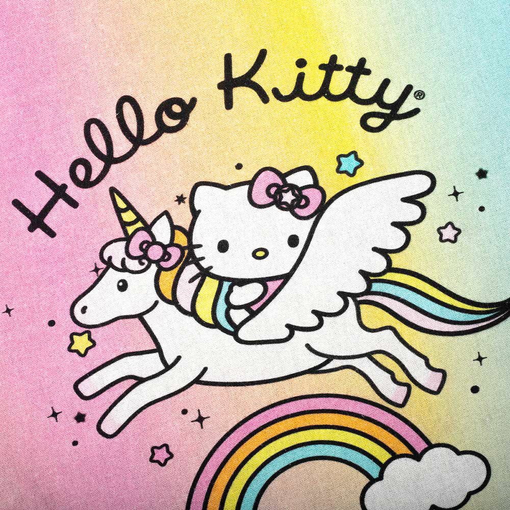 Sanrio Hello Kitty Tea Towel : Rainbow Unicorn