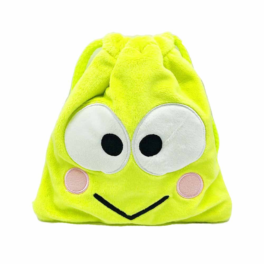 Sanrio Keroppi Face Drawstring Pouch