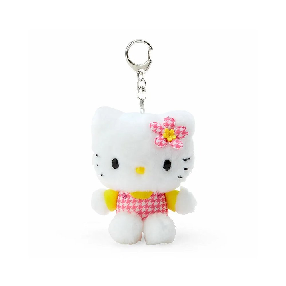 Sanrio Hello Kitty Plush Mascot Keychain :Flower