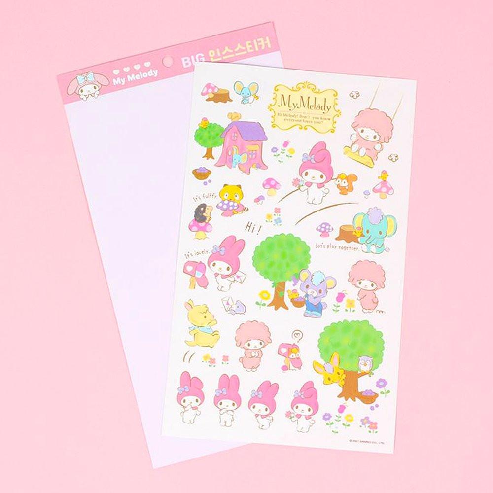 My Melody Big Deco Stickers