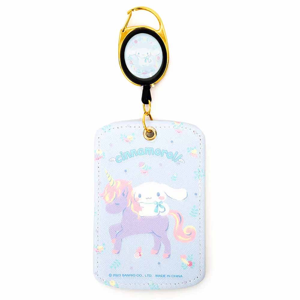 Cinnamoroll Unicorn Card Case with Key Reel