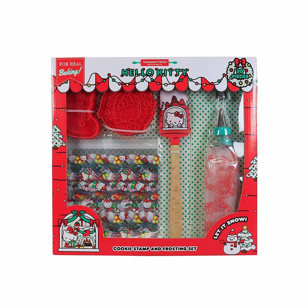 Sanrio Hello Kitty Holiday Cookie Stamp and Frosting Set