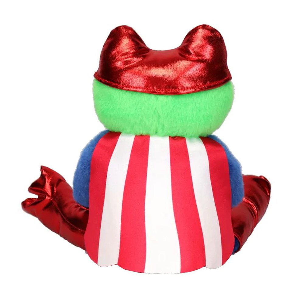 Pickles The Super Hero Frog Bean Doll 11"Plush