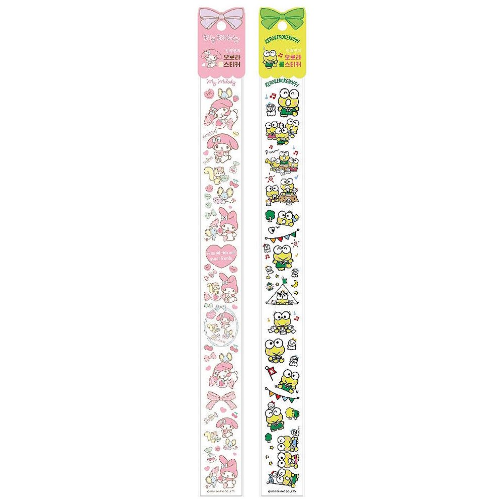 Sanrio Characters Long Deco Stickers Set : Aurora
