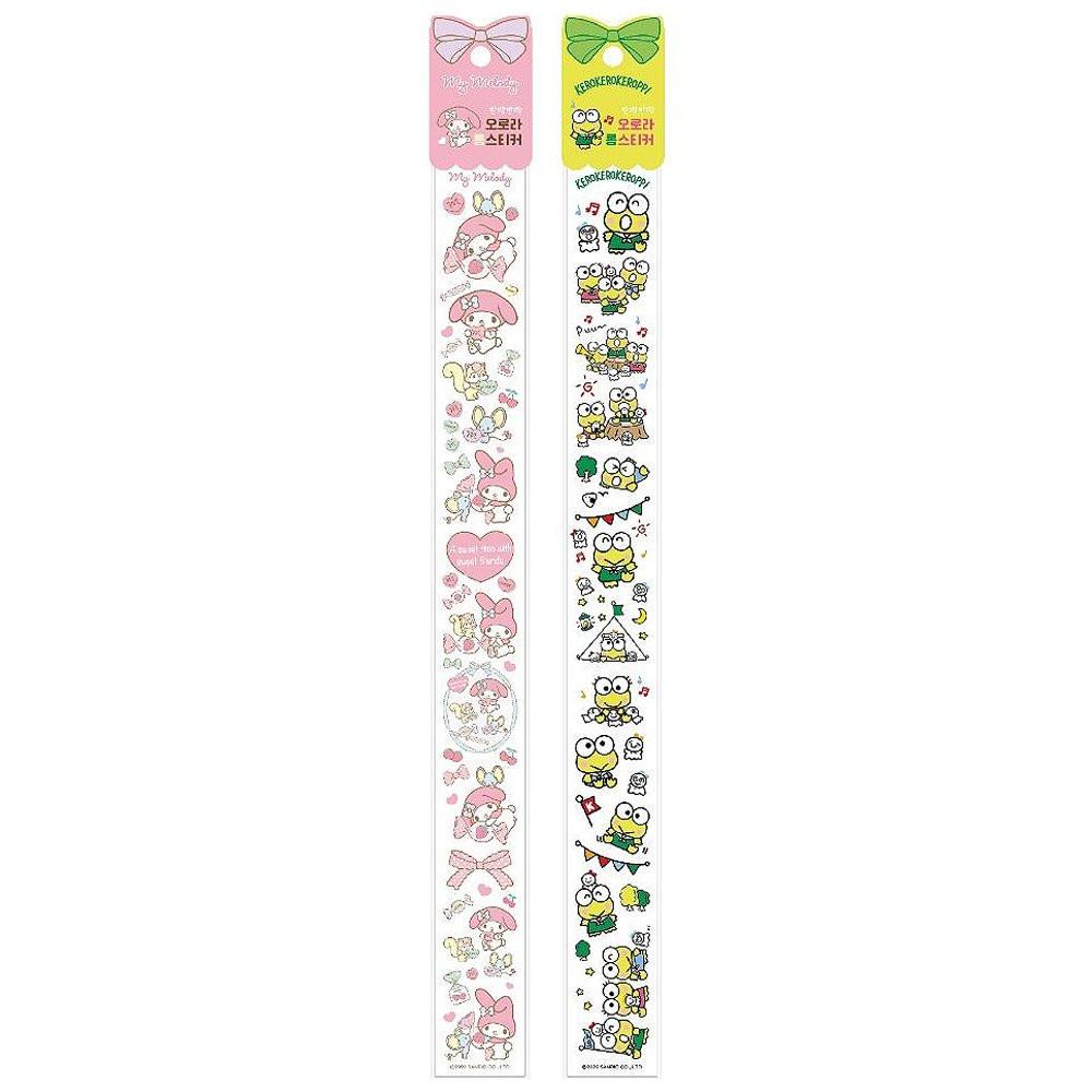 Sanrio Characters Long Deco Stickers Set : Aurora