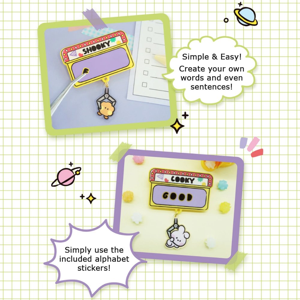 BT21 Minini Acrylic Name Badge