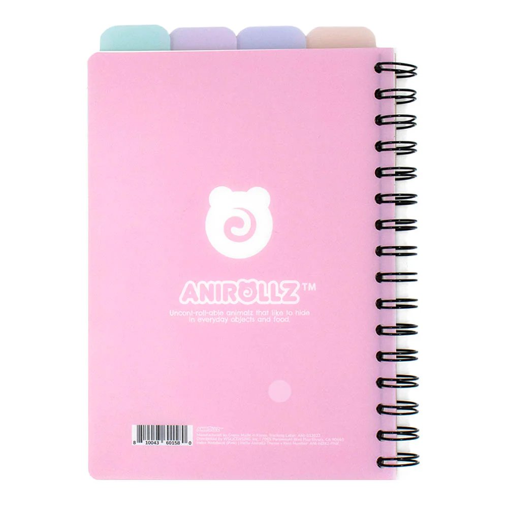 Anirollz Detachable Index Notebook