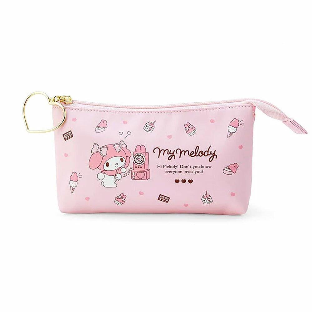 Sanrio Characters Double Pocket Pencil Pouch