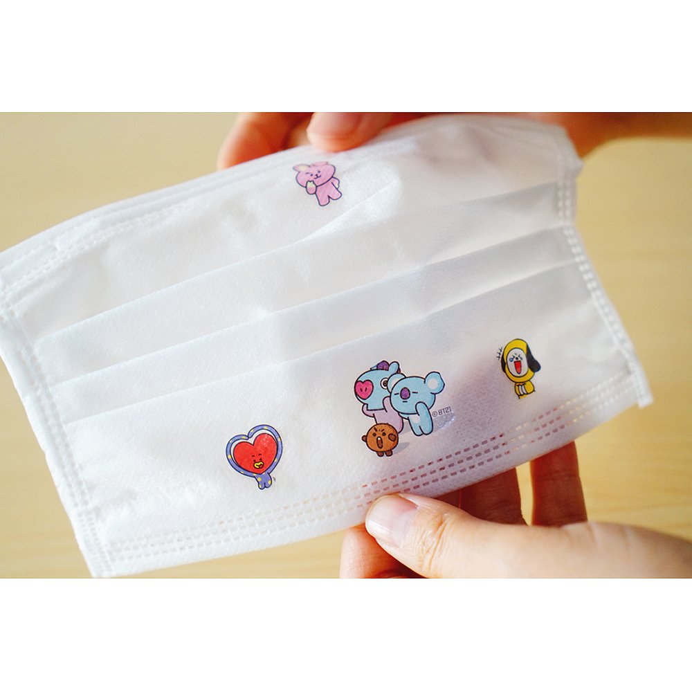 BT21 Mask Deco Sticker