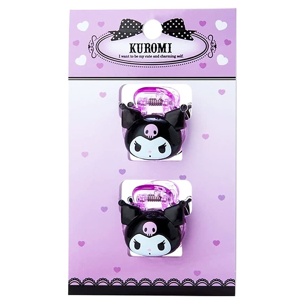 Sanrio Characters Clear Claw Hair Clip Set