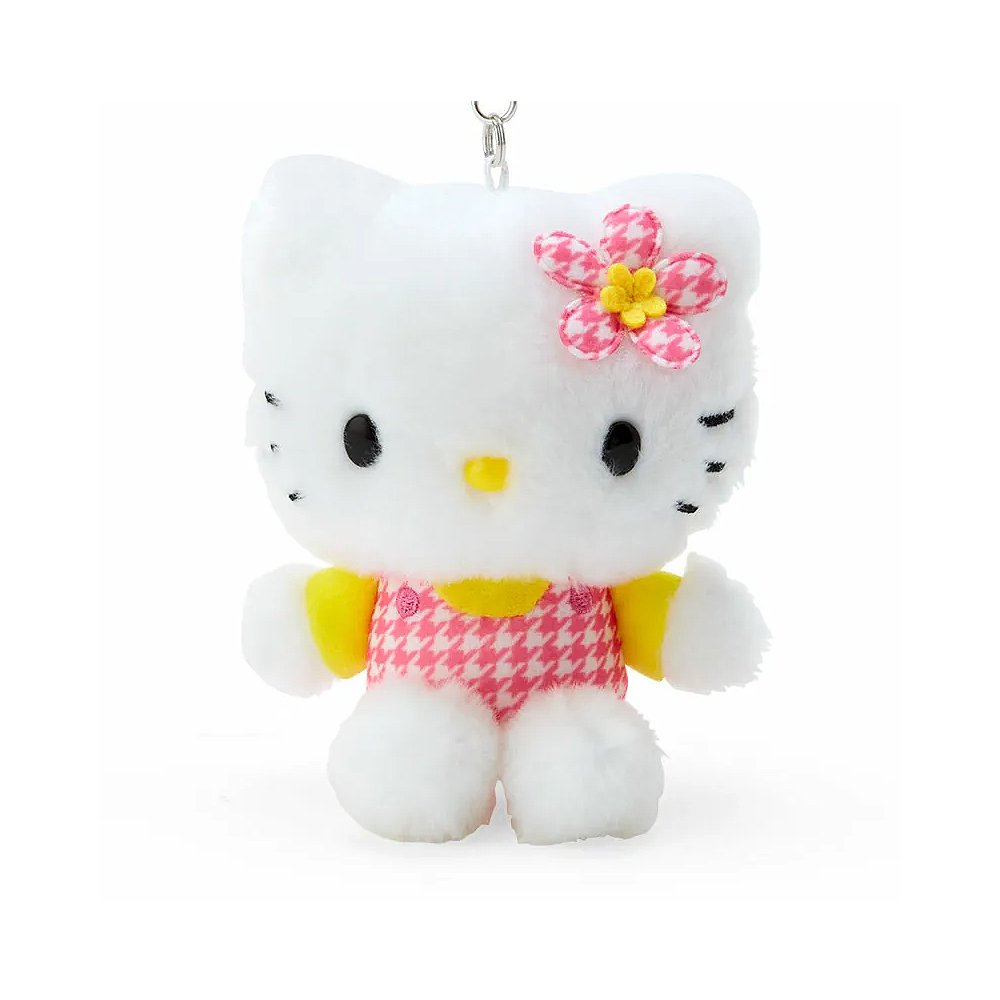 Sanrio Hello Kitty Plush Mascot Keychain :Flower