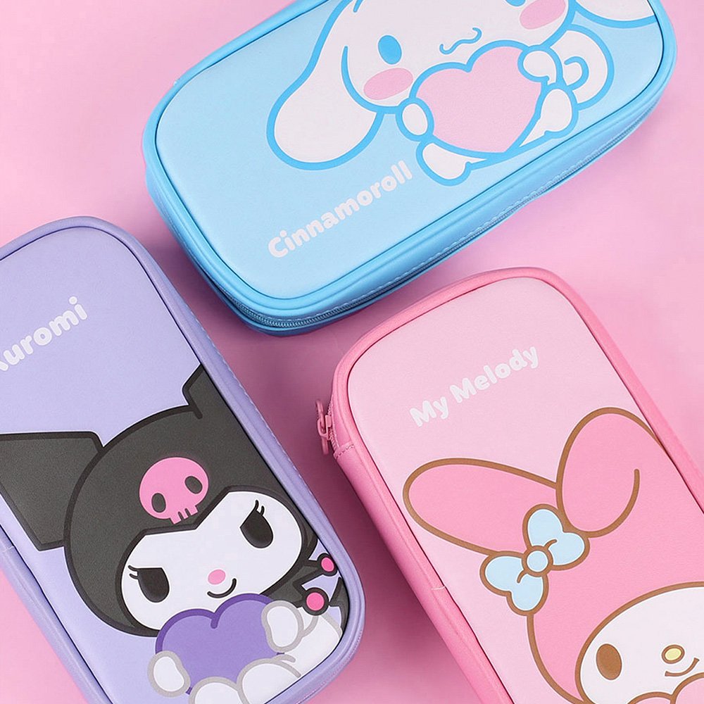 Sanrio Characters Big Face Multi Pencil Pouch