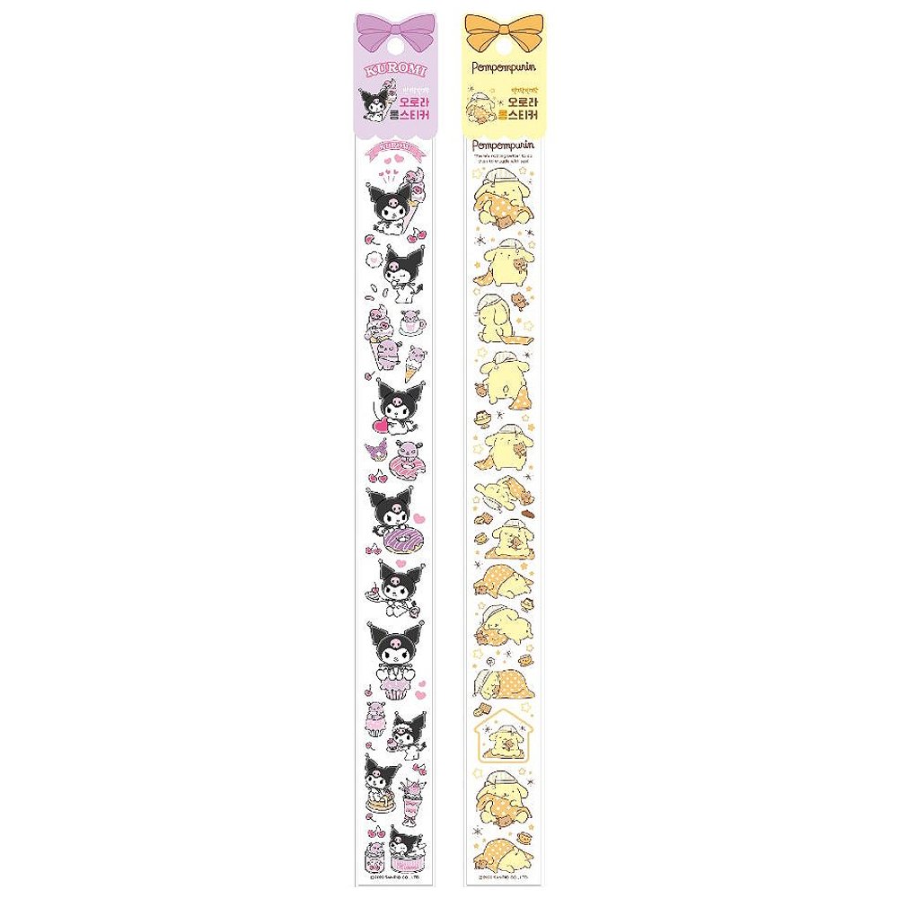 Sanrio Characters Long Deco Stickers Set : Aurora
