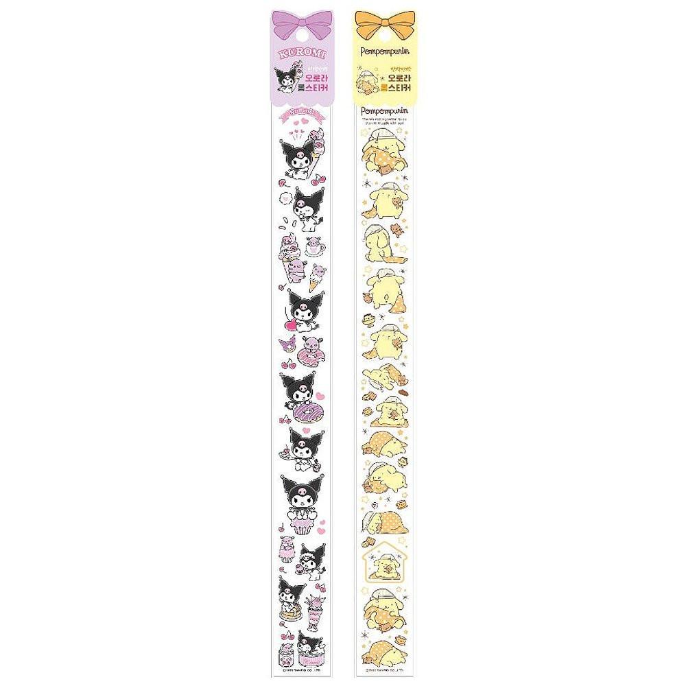 Sanrio Characters Long Deco Stickers Set : Aurora