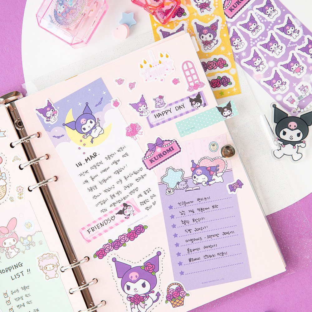 Sanrio Characters Ring Note Sticker Pack