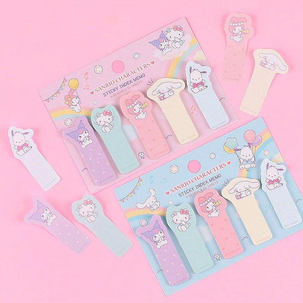 Sanrio Characters Assorted Sticky Index Memo