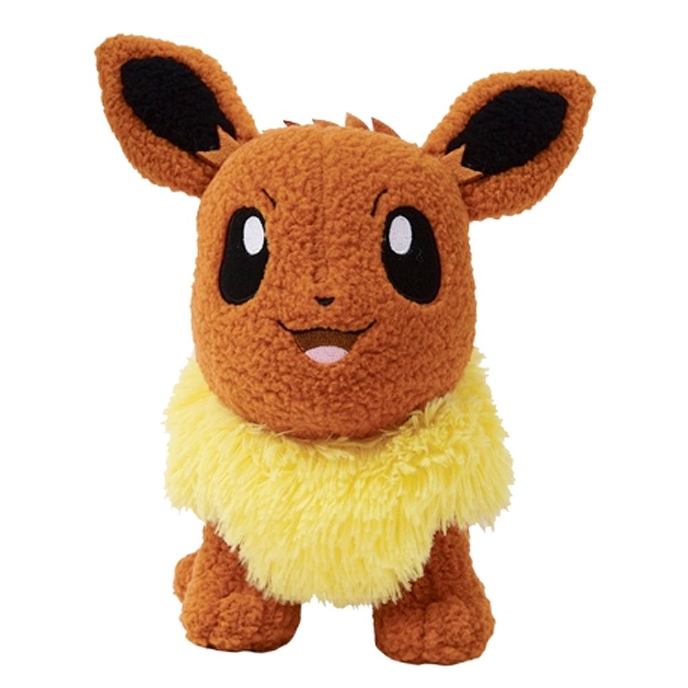 Pokemon Eevee 10" Curly Fabric Plush