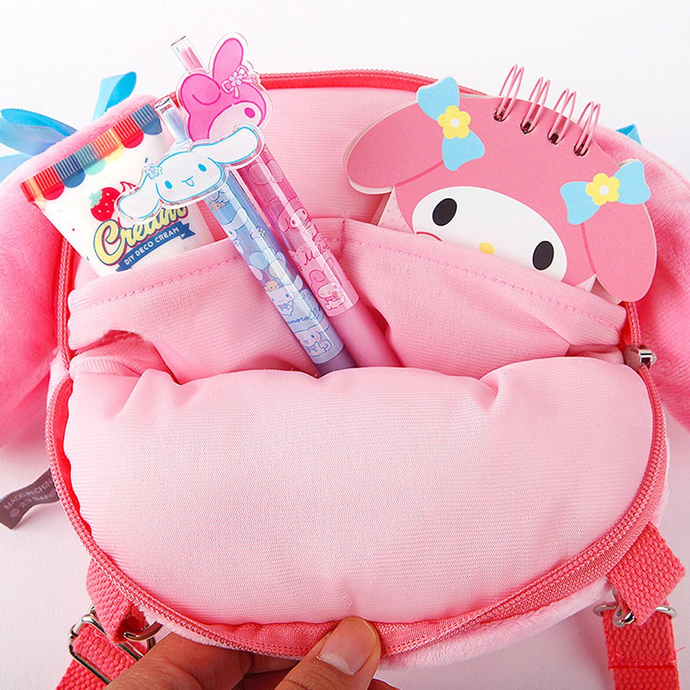 Sanrio Cinnamoroll Face Plush Crossbody Bag