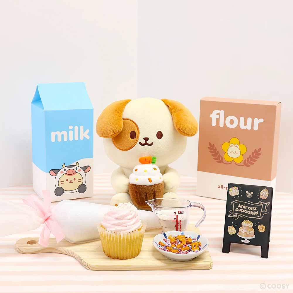 Anirollz Puppiroll 8" Medium Sitting Plush