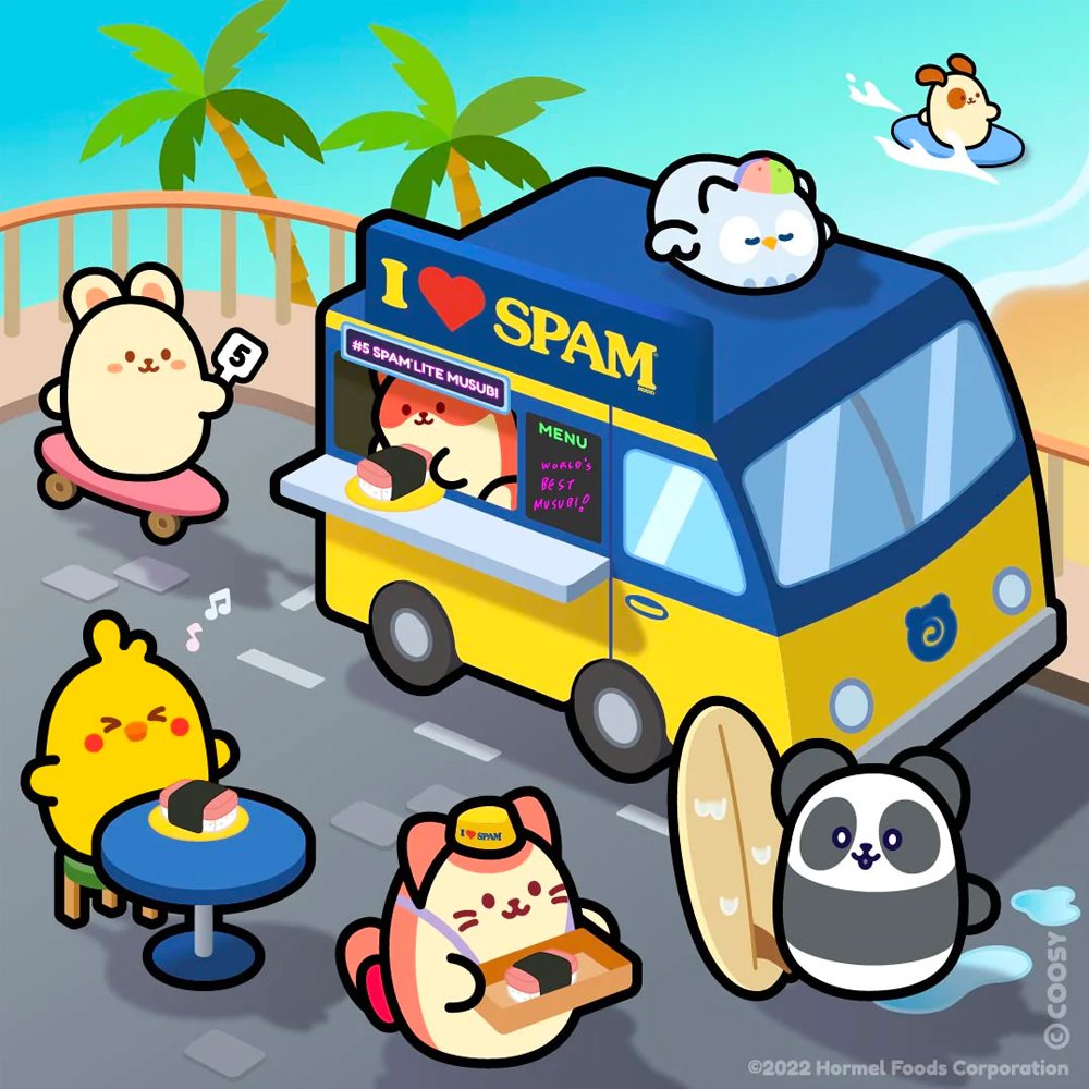 Anirollz x SPAM® 3" Mini Plush Keychain