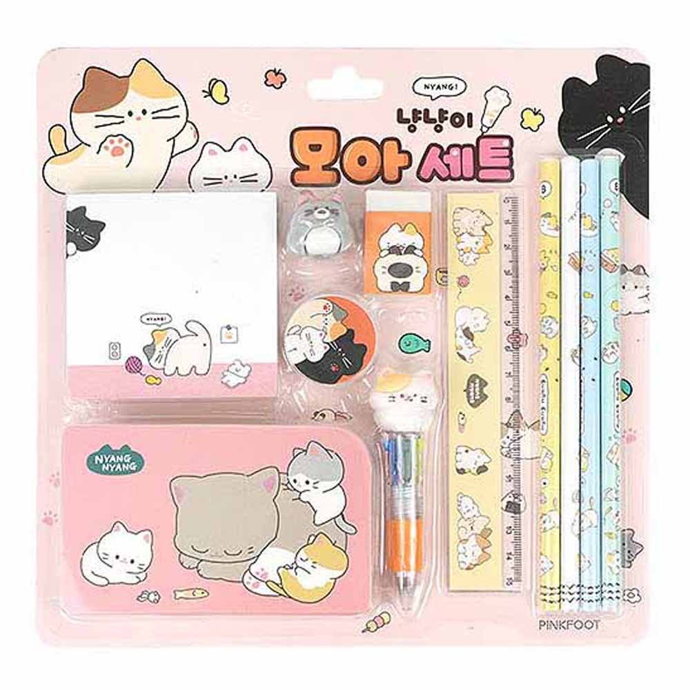 Meow Meow & Bubuco Stationery Gift Set