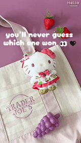 Sanrio Usahana Angel Ballerina Plush Mascot Clip-on Keychain