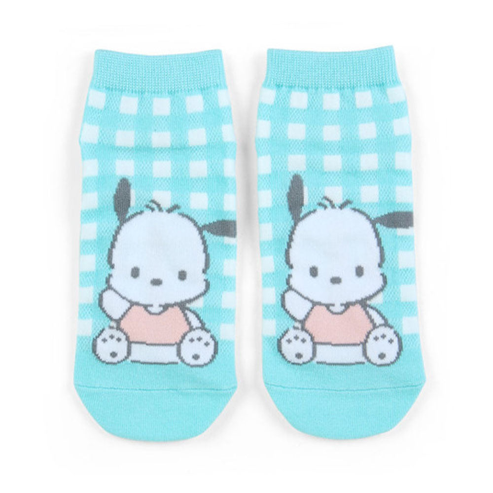 Sanrio Characters Check Sneaker Socks
