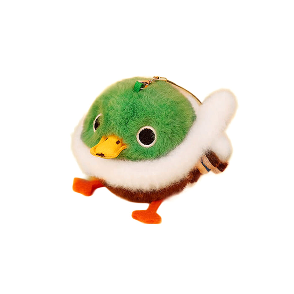 Popgreen Mallard Duck Bird Sound Plush Keychain