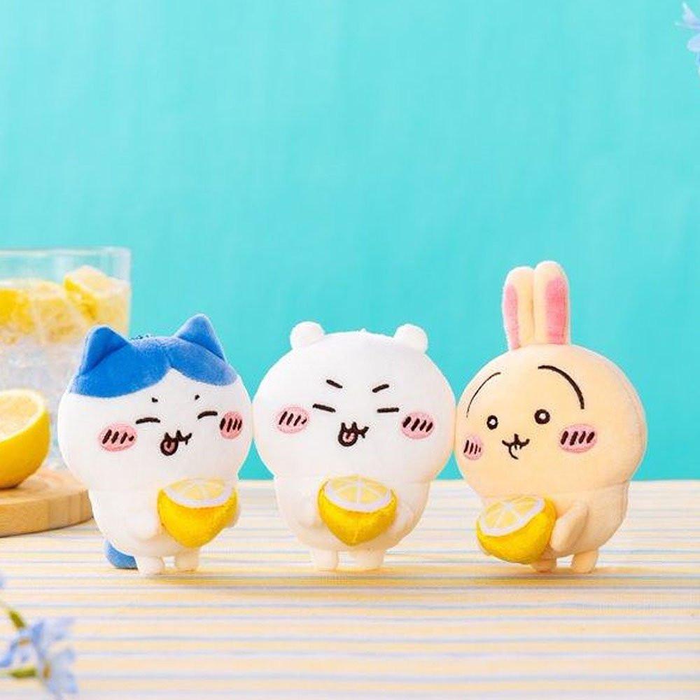 Chiikawa Hachiware Suppa Sour Lemon Mascot Plush Keychain – Hello