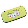 A set of three officially licensed Chiikawa hard-shell pencil cases in mint green, blue gingham, and lime green featuring the characters Chiikawa, Hachiware, and Usagi. Each case displays a high-quality character illustration with a sturdy zip-around closure.
