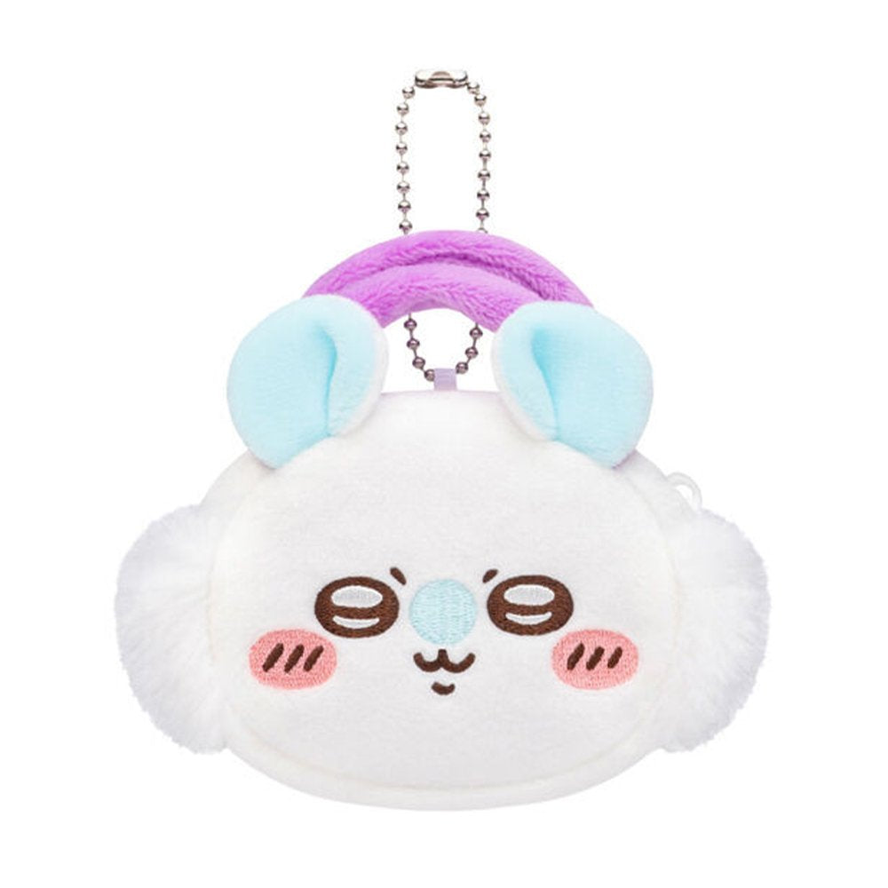 アクセサリー momonga37 Chiikawa and Friends Momonga Fluffy Mini Pouch with Handle