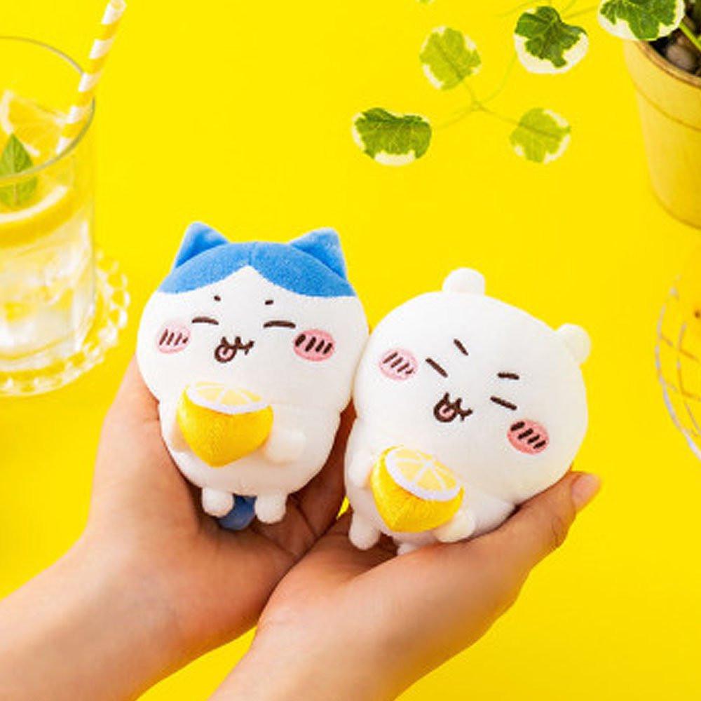 Chiikawa Hachiware Suppa Sour Lemon Mascot Plush Keychain – Hello