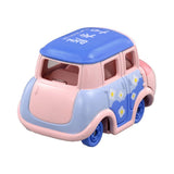 Chiikawa Kani Toy car with a pink and blue design on a white background