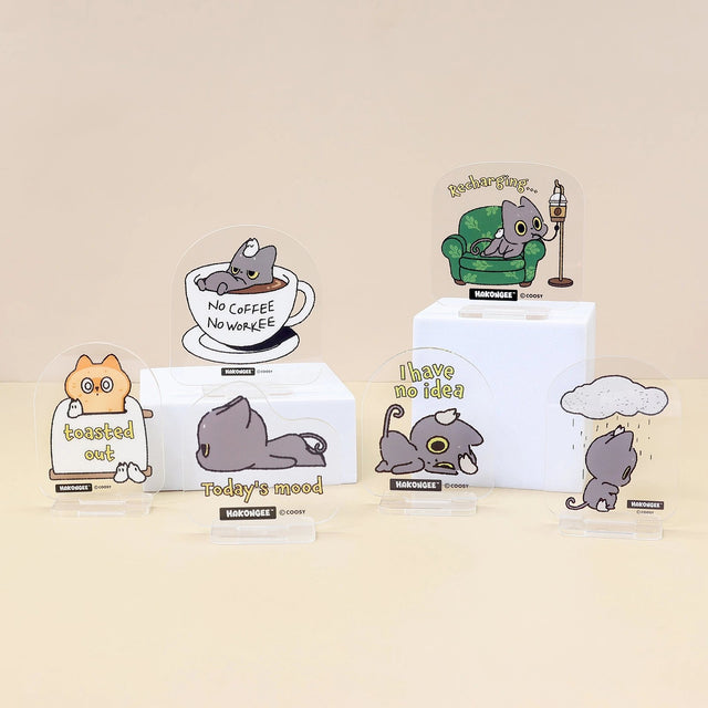 Collectible 6 designs of the Hakongee Acrylic Stand Surprise Box
