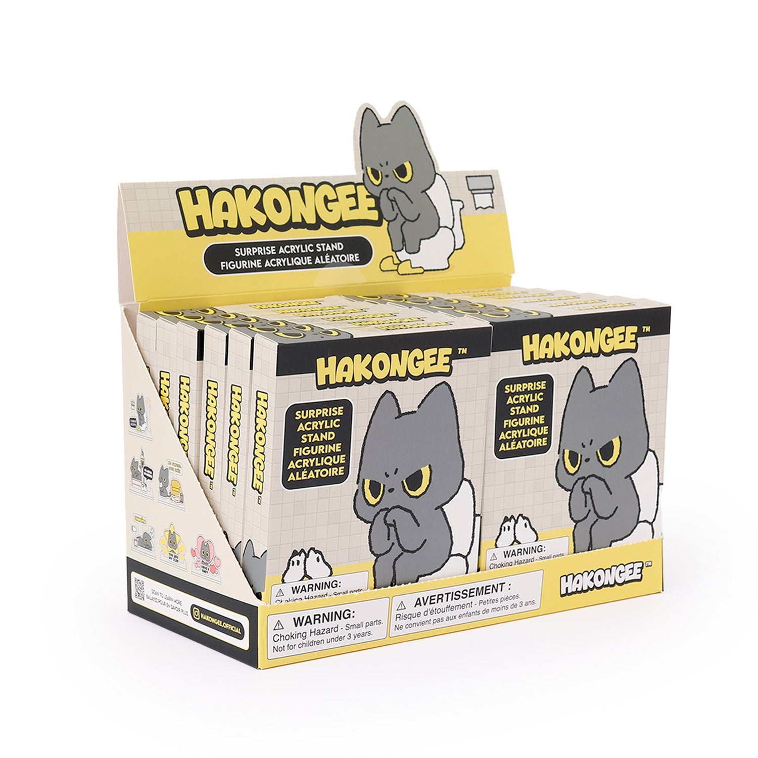 New collectible 6 designs of the Hakongee Acrylic Stand Surprise Box, featuring a layered acrylic design for added depth and dimension, making each stand pop when displayed