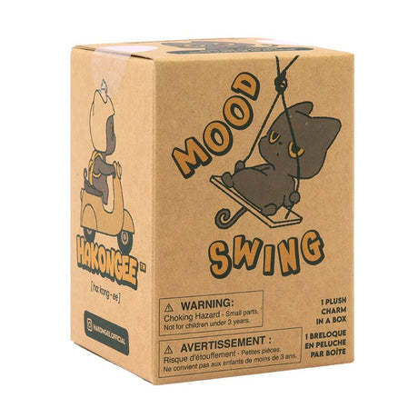 Hakongee Mood Swing Plush Keychain Blind Box features Hakongee's mood swings—six different expressions to discover and collect, from wide-eyed surprise to full-on grumpy side-eye