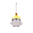 Penguin Plush Keychain: Koupen Chan Penguin Plush Keychain with a yellow banana hat . Official licensed charm