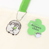 Official Koupen Chan Accessory: Official licensed cotton tote bag and acrylic charm set. Durable natural cotton canvas for collectors of the original illustration style.