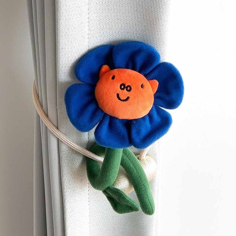 A collection of Miffy Friends Flower Plushies stuffed animals in various colors, each designed to look like a flower with animal faces in the center.