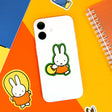 Two packs of officially licensed Miffy removable stickers, each containing 10 pieces. The packaging shows illustrations of Miffy the rabbit and her dog, Snuffy, in classic orange and yellow color schemes.