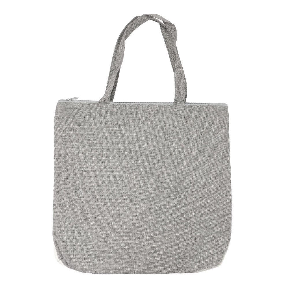 An officially licensed Miffy canvas tote bag with zipper closure.