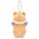 Cute Mofusand cat plush wearing bear costume