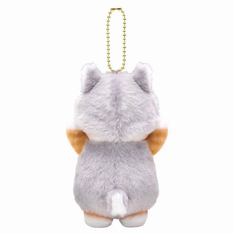 Cute Mofusand cat plush wearing wolf costume