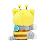 Officially licensed Mofusand cat plush in honey bee costume