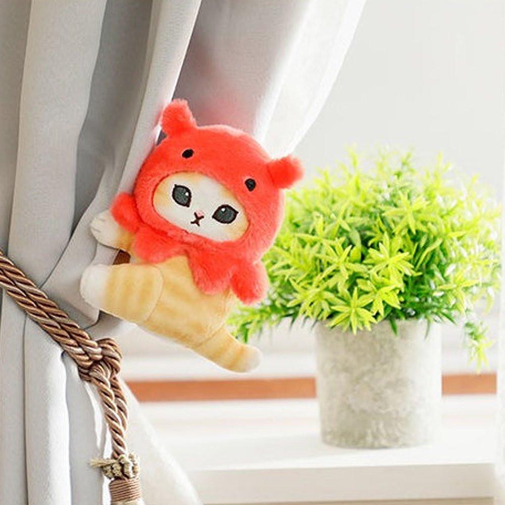 Officially licensed Mofusand cat plush in octopus costume