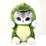 Mofusand cat is dressed in a dinosaur costume Perfect for Mofusand fans, this plush combines playful charm with cozy cuteness. It's a must-have addition for collectors and those who love unique and fun plushies!