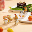 Official Mofusand Fried Shrimp Cat Blind Box figures featuring expressionless cats in fried shrimp costumes, perfect for Dark Cute aesthetic desktop decor.
