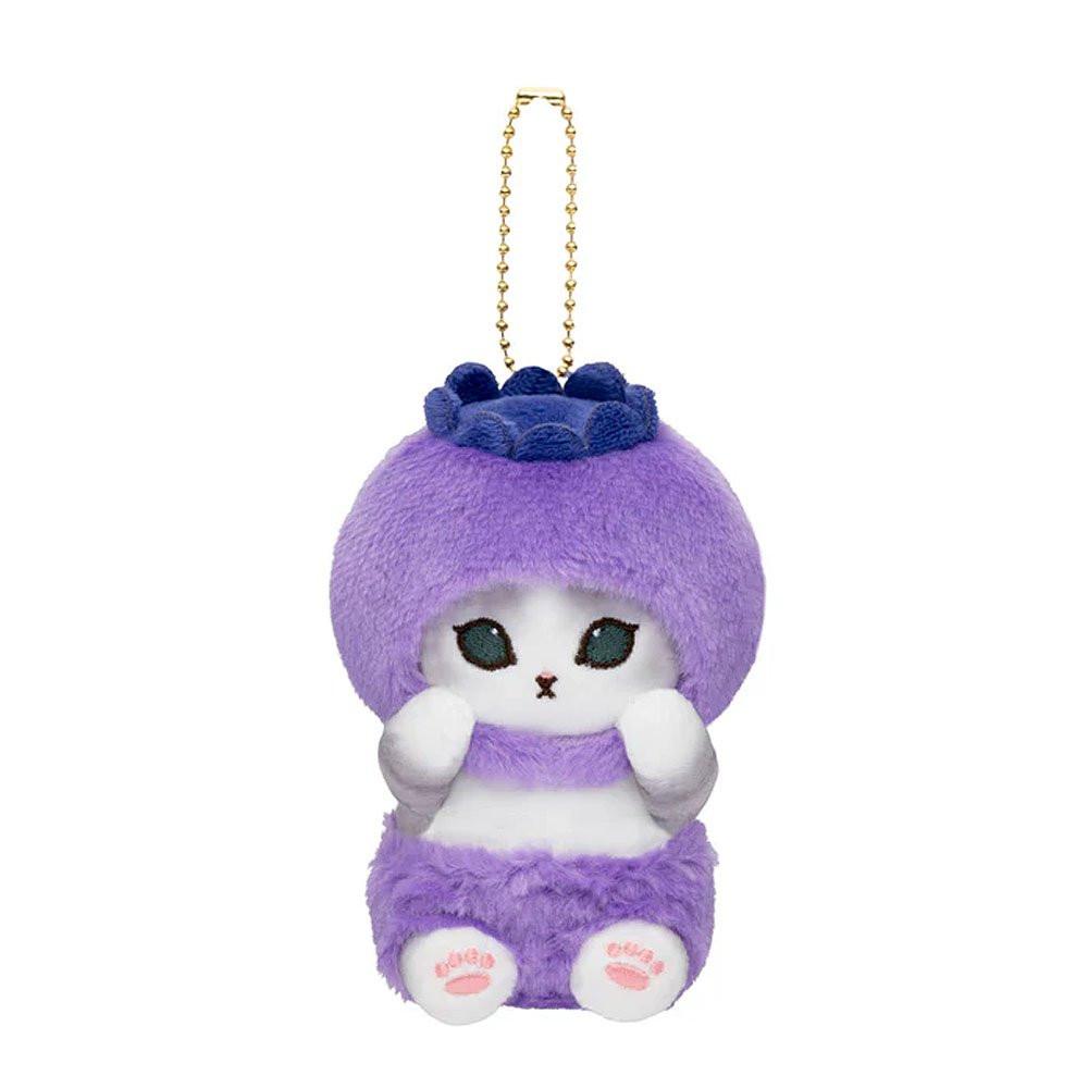 A delightful officially licensed collection of Mofusand vegetable cat plushies featuring kittens dressed in vibrant costumes like eggplant, radish, tomato, pumpkin, broccoli, and cauliflower