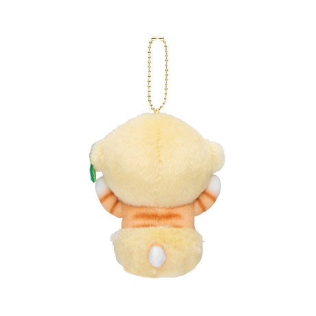 Mofusand Plush keychain with a cute lemon design on a white background